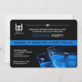 カクテル企業のパーティの招待状 招待状 (正面)