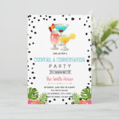 カクテル会話パーティの招待状 招待状 (スタンド正面)