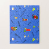 カクテル及びパーティー飲料パズル ジグソーパズル (縦)