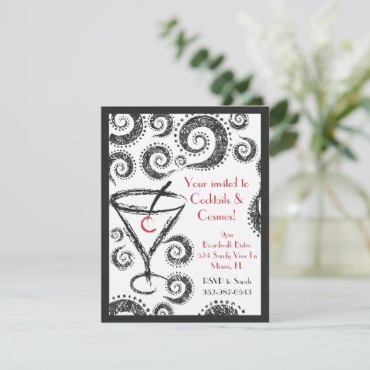 カクテル及び宇宙の招待状 招待状 (スタンド正面)