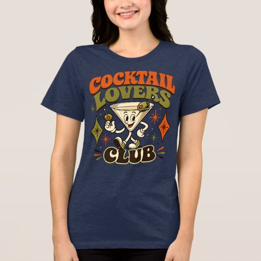 カクテル好きクラブ トライブレンドＴシャツ (正面)