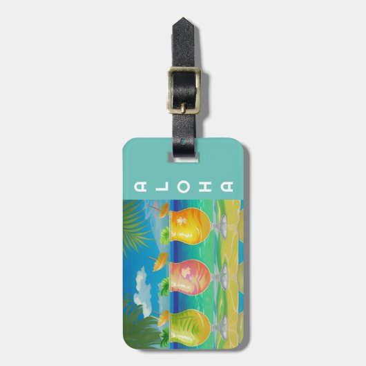 カクテル応援 ラゲッジタグ (正面縦)