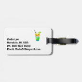 カクテル応援 ラゲッジタグ (裏面横)