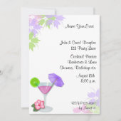 カクテル招待状 招待状 (正面)