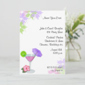 カクテル招待状 招待状 (スタンド正面)