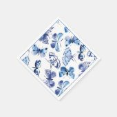 カクテル紙ナプキンズ – 蝶 スタンダードカクテルナプキン (角)