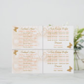 カクテル結婚ビュッフェのメニューテンプレート (スタンド正面)