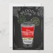 カクテル誕生日Bash 21st 招待状 (裏面)