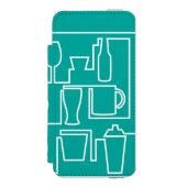 カクテル迷路 INCIPIO iPhoneウォレットケース (フォリオ 正面)