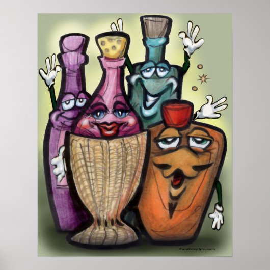 カクテル集団ポスター ポスター (正面)