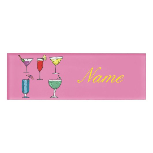 カクテル飲料品揃えサンダー_コーブ 名札 (正面)