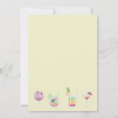 カクテル·アンド·ドリンクス·パーティの招待状 招待状 (裏面)