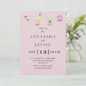 カクテル·アンド·ドリンクス·パーティの招待状 招待状 (スタンド正面)