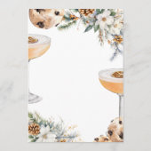 カクテル&ウィンターフローラクリスマスディナーパーティー メニュー (裏面)