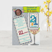 カクテル・オブ・ザ・モンター カード (黄色い花)