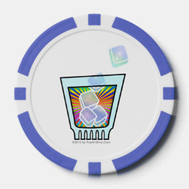 カクテル - オールドファッションド - ロックグラス ポーカーチップ