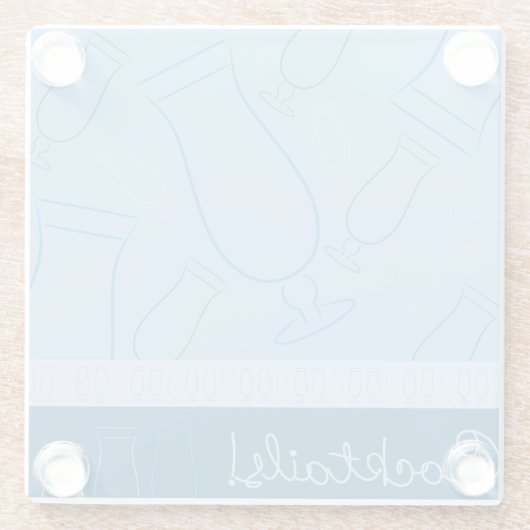 カクテル！ ガラスコースター (裏面)