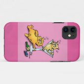 カクテル&キッテンピンク漫画iPhone5ケース Case-Mate iPhoneケース (裏面(横))