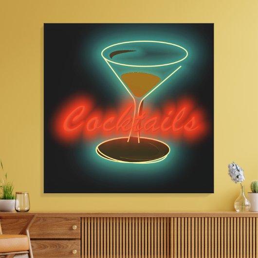 カクテル キャンバスプリント (インサイチュ (リビング))