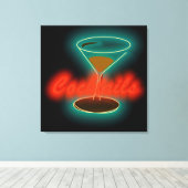 カクテル キャンバスプリント (インサイチュ (ウッドフロア))