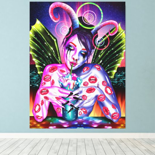 カクテル キャンバスプリント (インサイチュ (ウッドフロア))