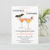 カクテル・コスチュームハローウィンパーティドリンク 招待状 (スタンド正面)