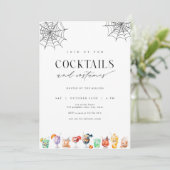 カクテル&コスチュームハローウィンパーティ招待状 招待状 (スタンド正面)