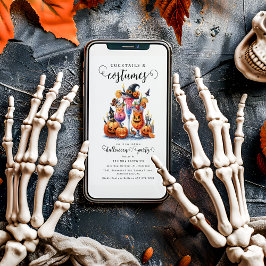 カクテル&コスチュームハローウィンパーティ 招待状