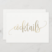 カクテル サイン - Lovely Calligraphy (正面/裏面)
