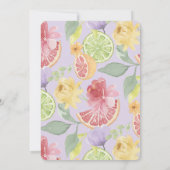 カクテル&シトラスウォーター花模様保存日 セーブザデート (裏面)