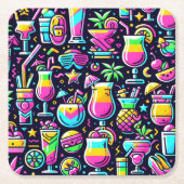 カクテル スクエアペーパーコースター (正面)