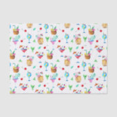 カクテル ドリンク サマー パーティー 水彩模様 薄葉紙 (正面)