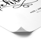 カクテル – バー記号 – パーソナライズされた ポスター (角)