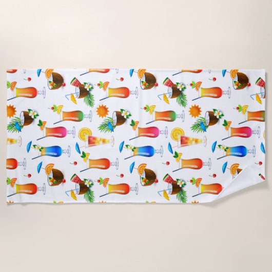 カクテル ビーチタオル (正面)