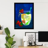 カクテル：ピムズ・ナンバー1 ポスター (ホームオフィス)