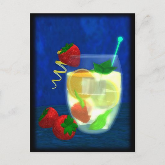 カクテル：ピムズ・ナンバー1 ポストカード (正面)