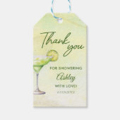 カクテル ブランシュ & バブル ブライズシャワー ギフトタグ (正面)