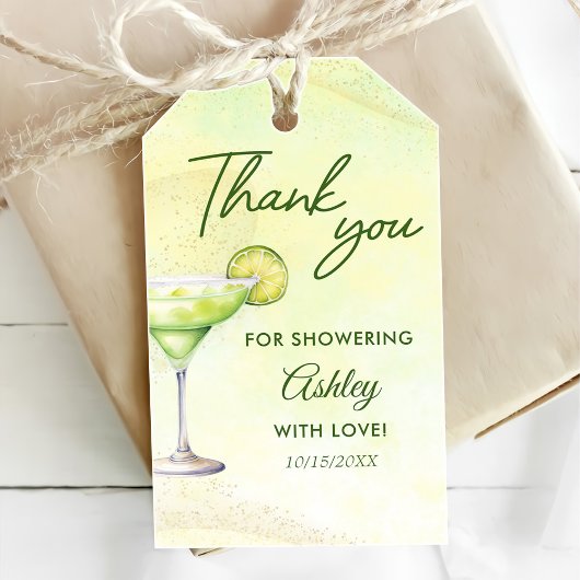 カクテル ブランシュ & バブル ブライズシャワー ギフトタグ