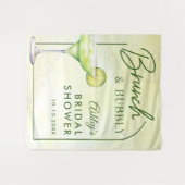 カクテル ブランシュ & バブル ブライズシャワー タペストリー (正面(横))