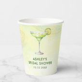 カクテル ブランシュ & バブル ブライズシャワー 紙コップ (正面)
