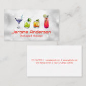 カクテル | ミックスドリンク 名刺 (正面/裏面)