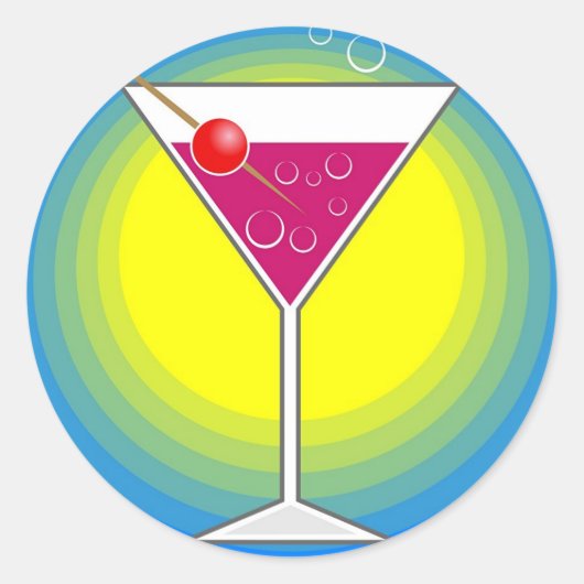 カクテル ラウンドシール (正面)