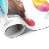 カクテル ラッピングペーパー (ロールコーナー)