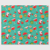 カクテル ラッピングペーパー (フラット)