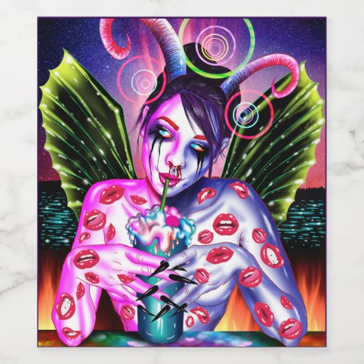 カクテル ワインラベル (シングルラベル)