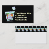 カクテル-古ファッションドい-岩ガラス 名刺 (正面/裏面)