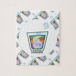 カクテル – 古ファッションドい – 石ガラス ジグソーパズル