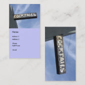 カクテル 名刺 (正面/裏面)