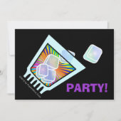 カクテル-旧式-ガラス石 招待状 (正面)