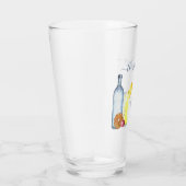 カクテル 水彩画のレシピ 混ざった ドリンク ウォッカ タンブラーグラス (右)